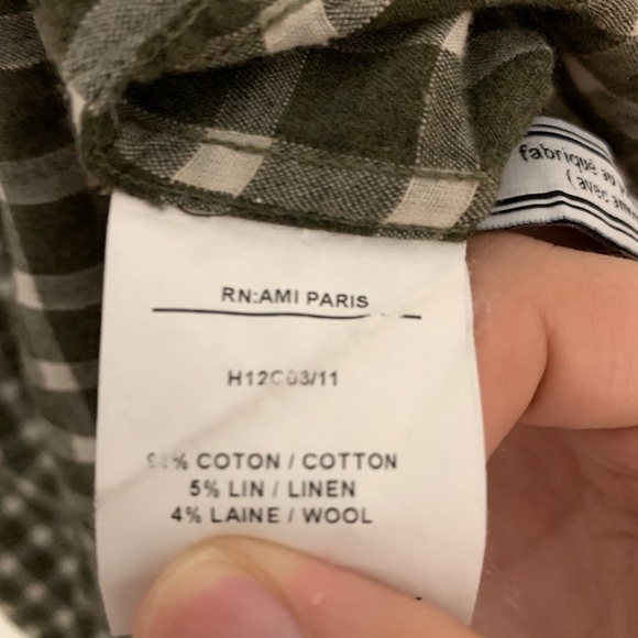 AMI Button Up Shirt size M - Picture 3 of 6